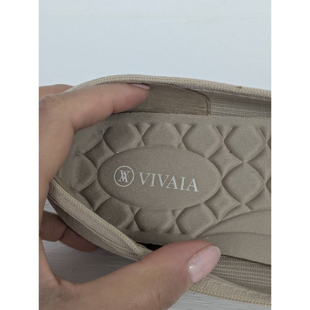 Vivaia Margot Walker Lightweight Square Toe V-Cut Flats-Golden Almond Sz 11 - Picture 8 of 10
